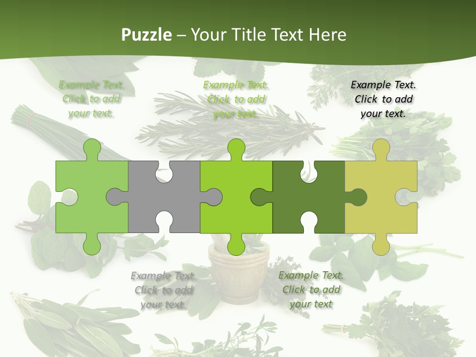 Natural Herbs PowerPoint Template