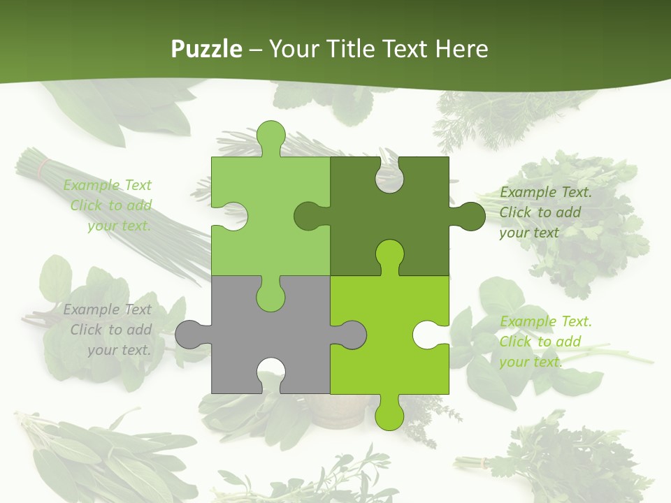 Natural Herbs PowerPoint Template