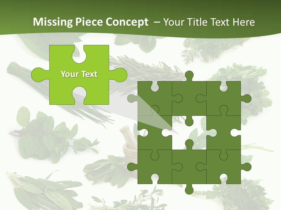 Natural Herbs PowerPoint Template