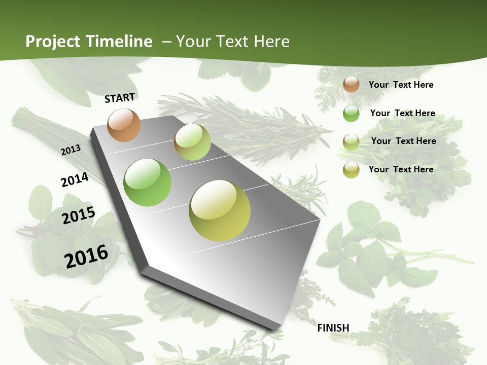 Natural Herbs PowerPoint Template