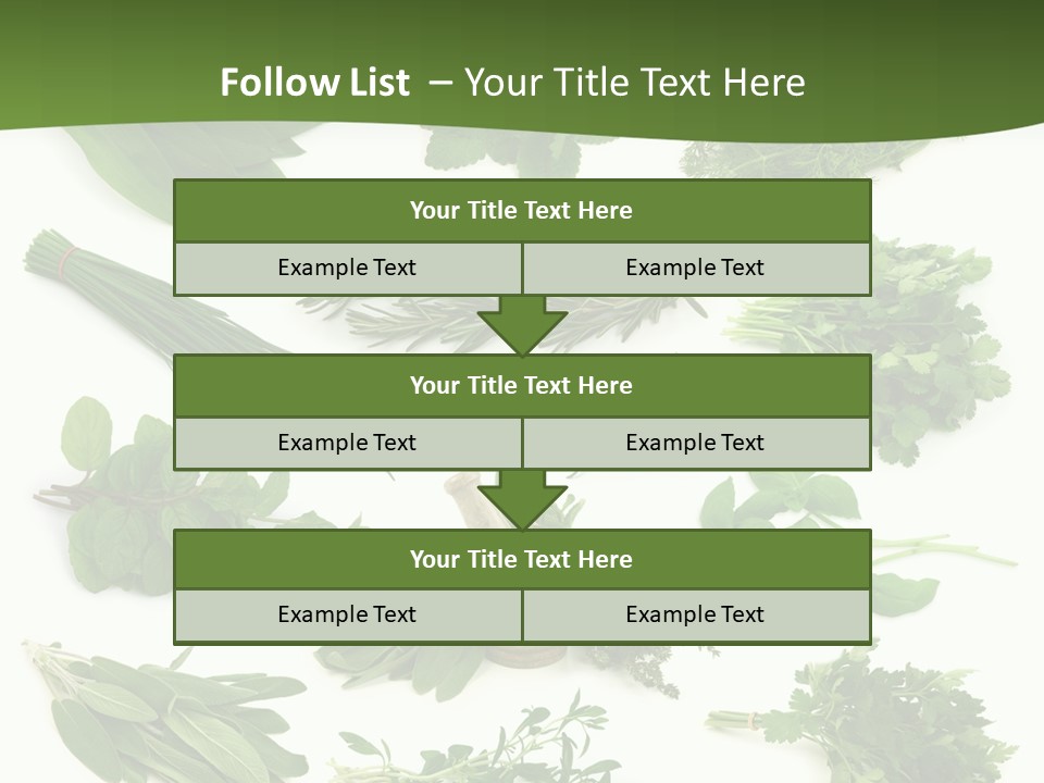 Natural Herbs PowerPoint Template