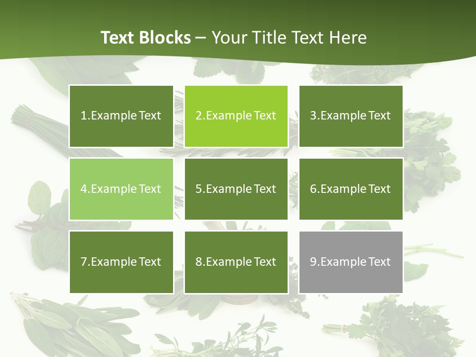 Natural Herbs PowerPoint Template