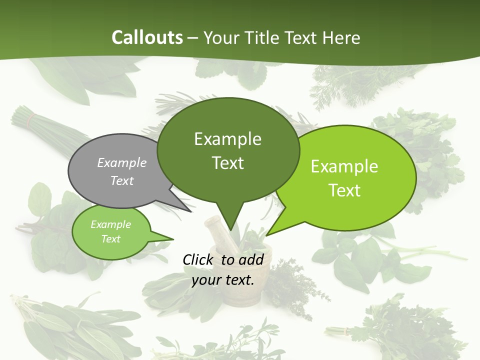 Natural Herbs PowerPoint Template