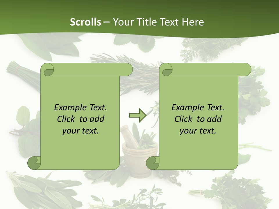 Natural Herbs PowerPoint Template