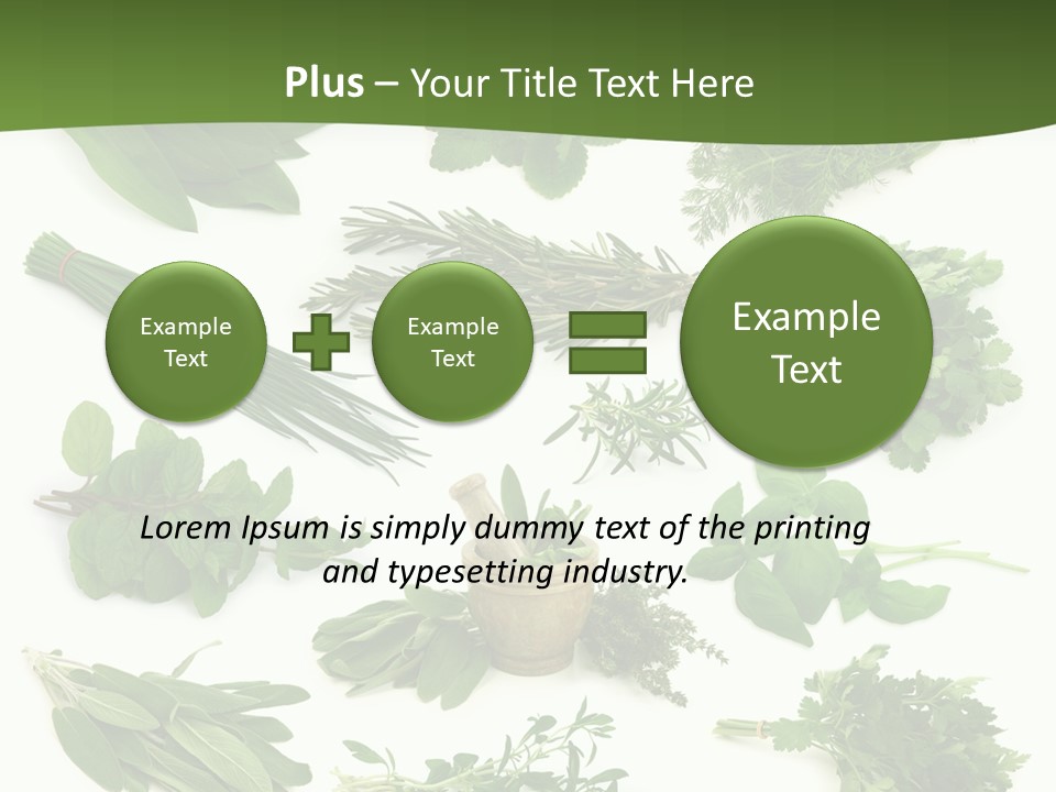 Natural Herbs PowerPoint Template