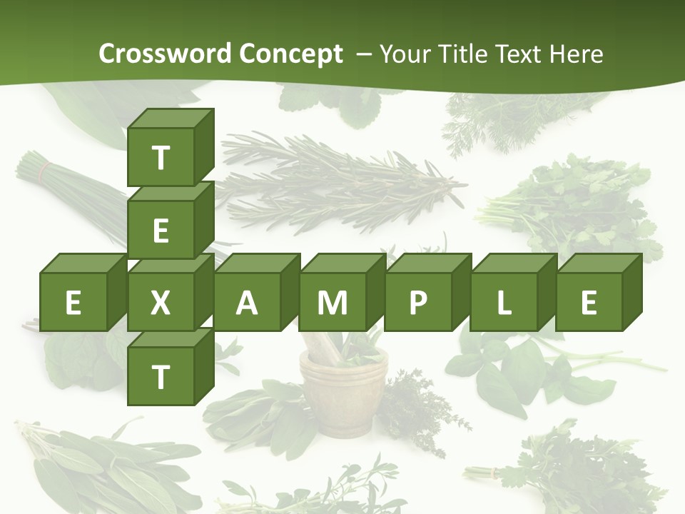 Natural Herbs PowerPoint Template