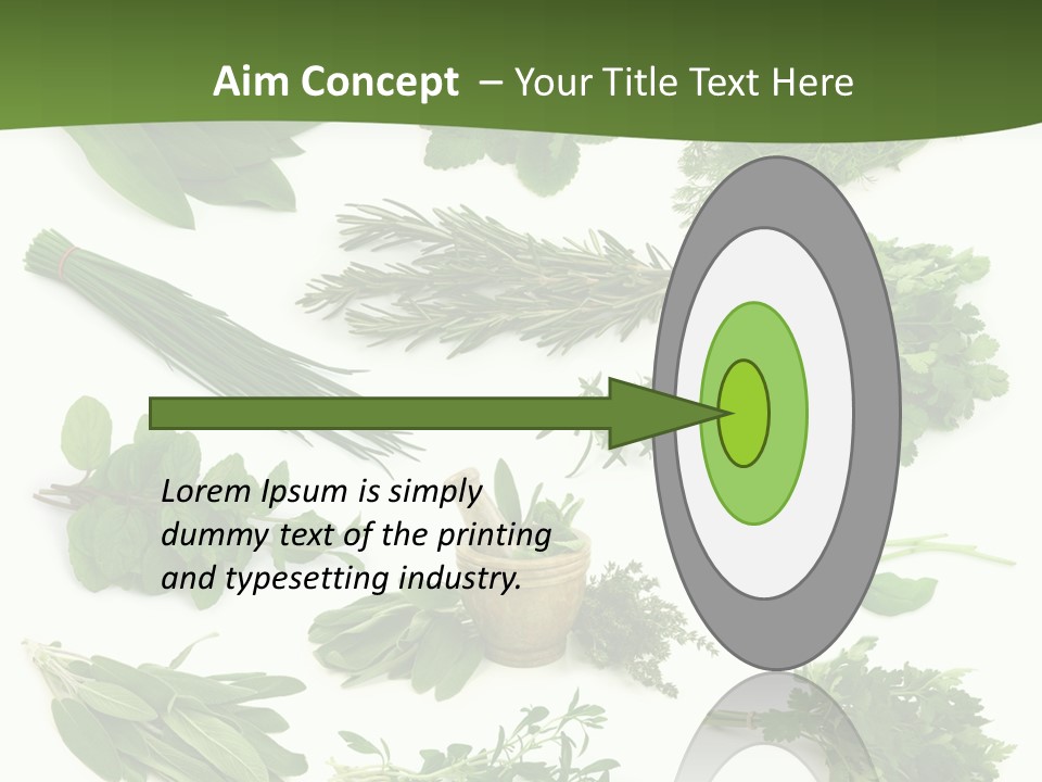 Natural Herbs PowerPoint Template
