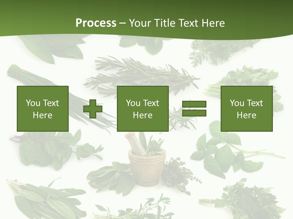 Natural Herbs PowerPoint Template