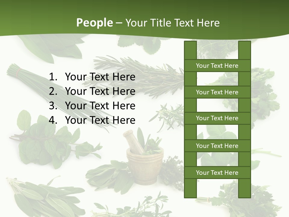 Natural Herbs PowerPoint Template