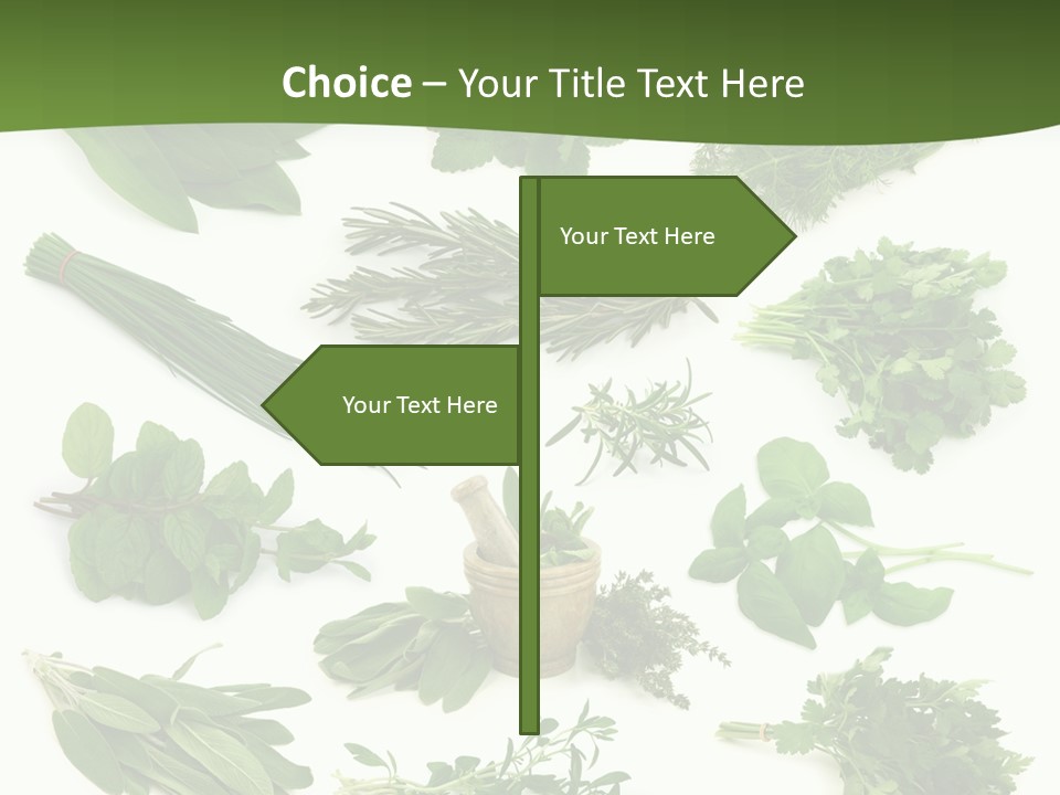 Natural Herbs PowerPoint Template