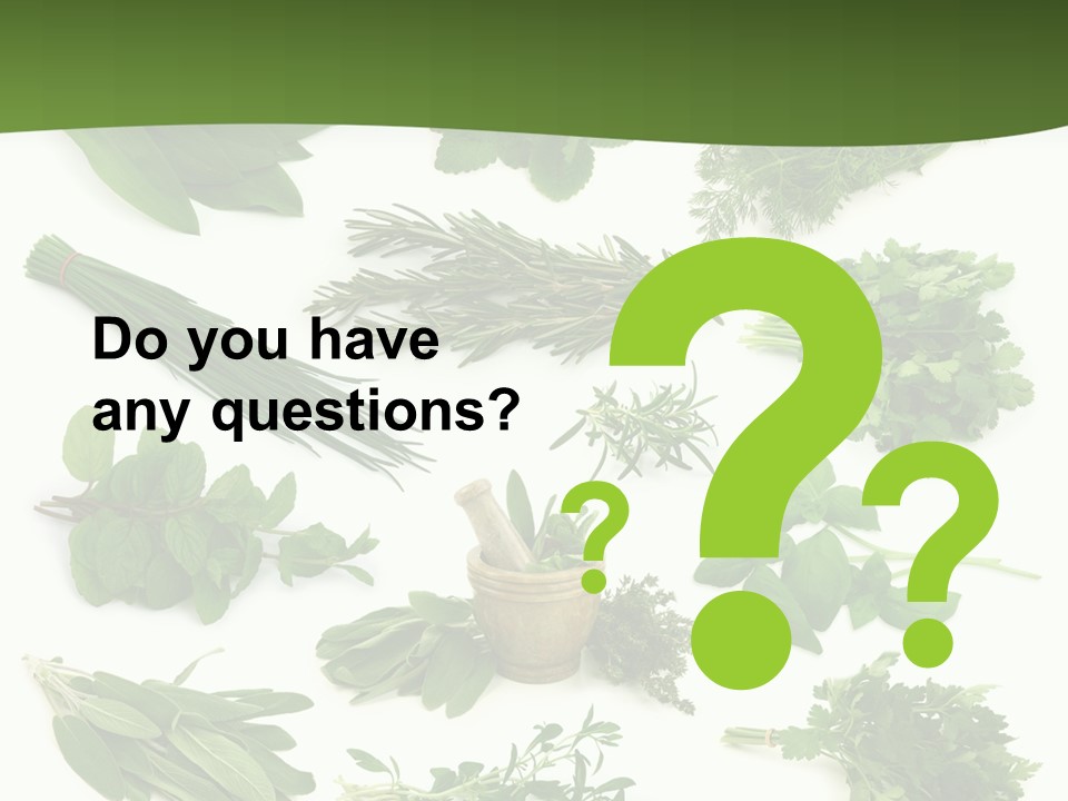 Natural Herbs PowerPoint Template