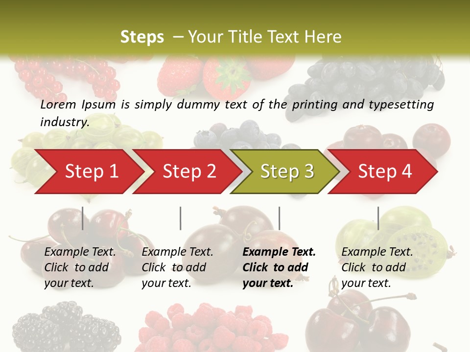Fresh Berries PowerPoint Template