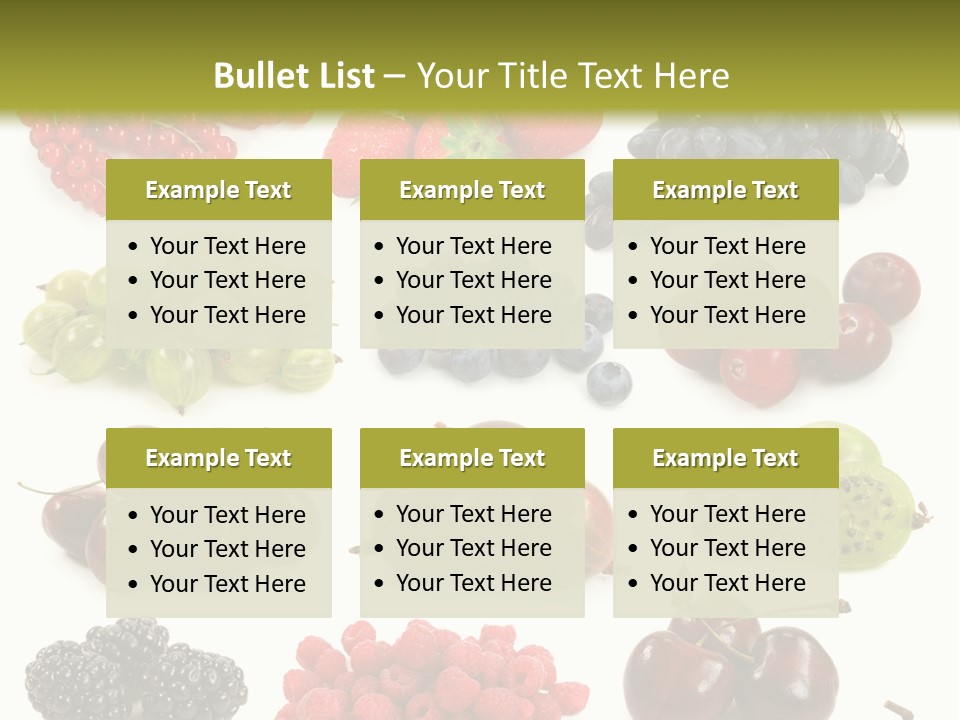 Fresh Berries PowerPoint Template