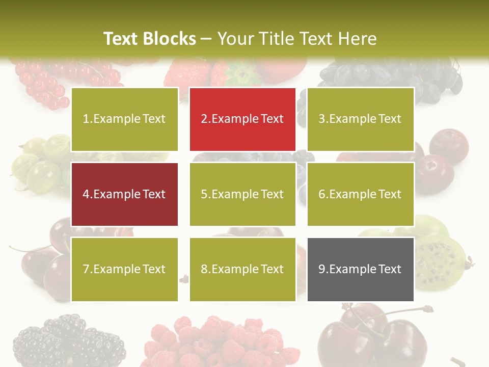 Fresh Berries PowerPoint Template