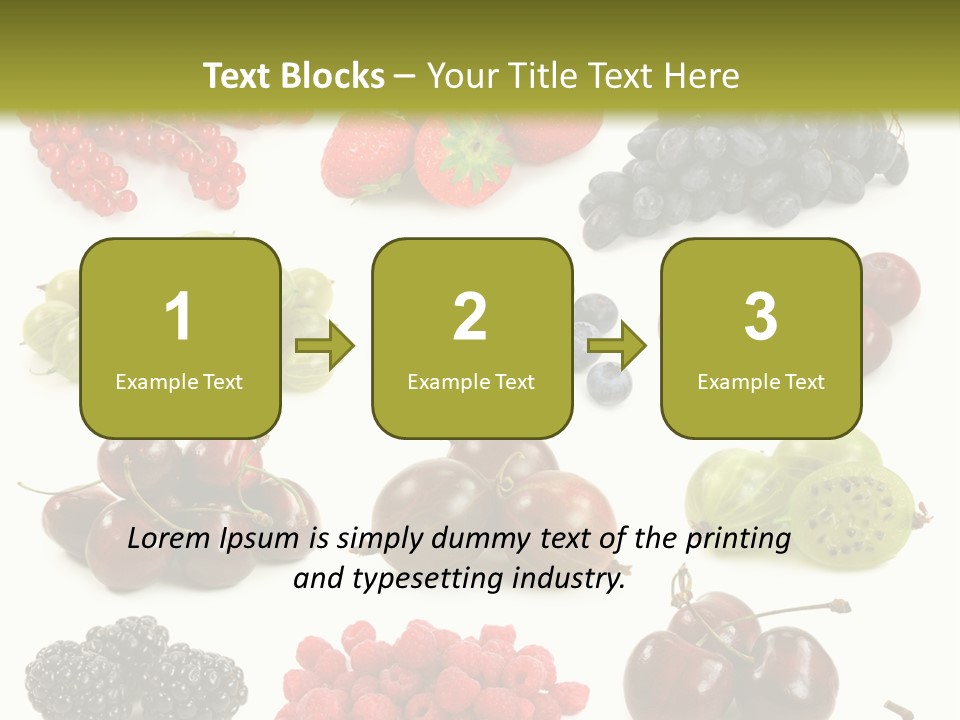 Fresh Berries PowerPoint Template