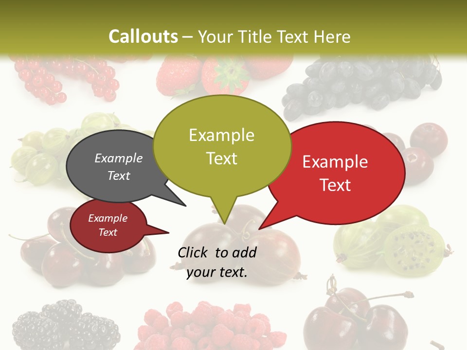 Fresh Berries PowerPoint Template