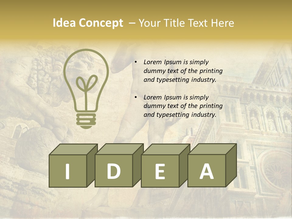 Florence Cathedral PowerPoint Template