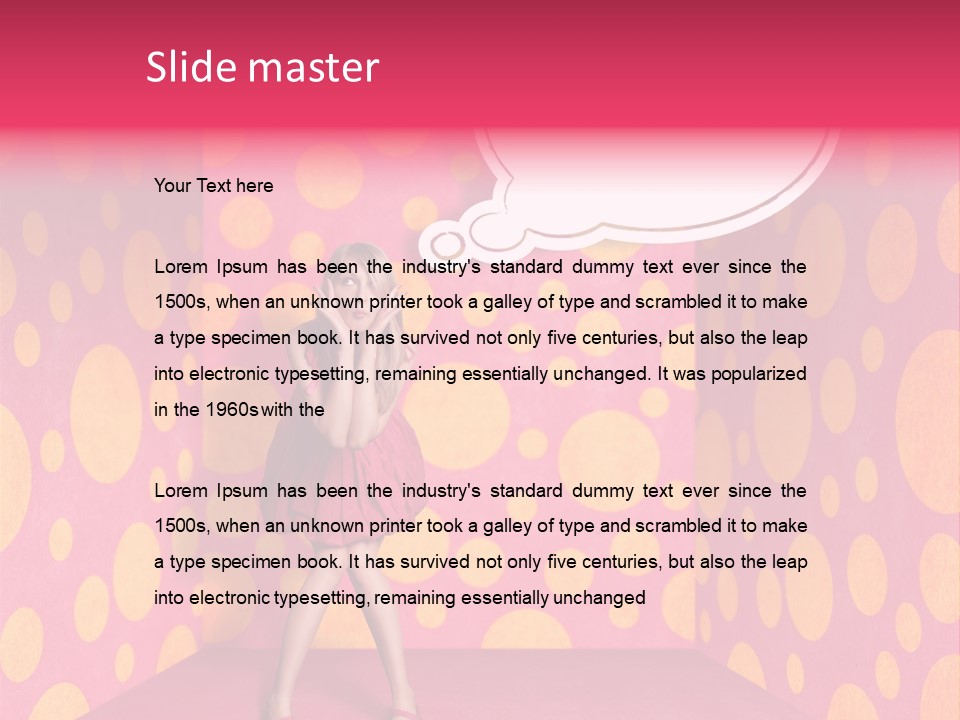 Pink Room PowerPoint Template