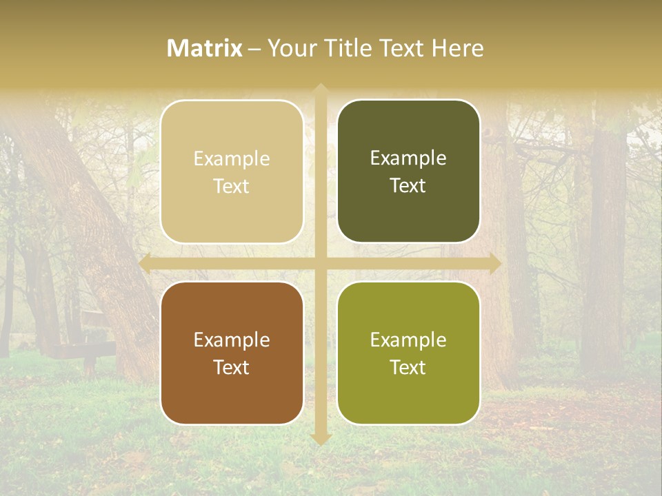 Breakfast Fence Rural PowerPoint Template