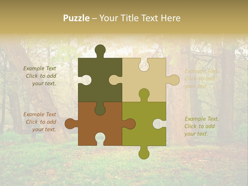 Breakfast Fence Rural PowerPoint Template