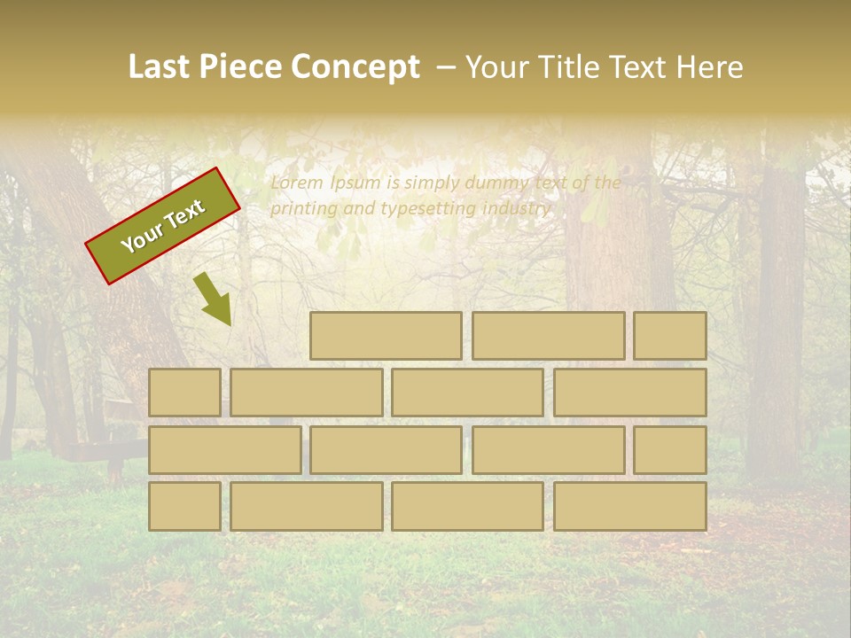 Breakfast Fence Rural PowerPoint Template