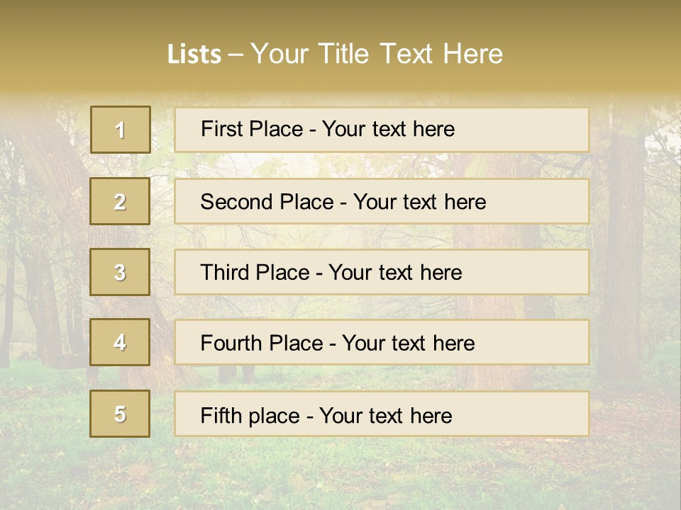 Breakfast Fence Rural PowerPoint Template