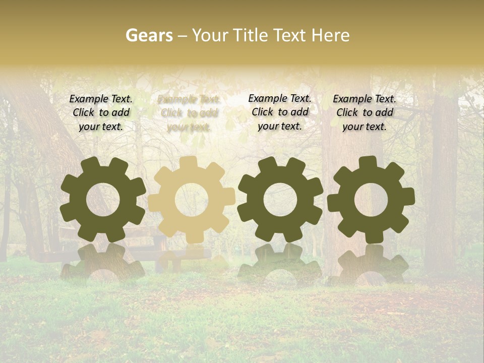 Breakfast Fence Rural PowerPoint Template