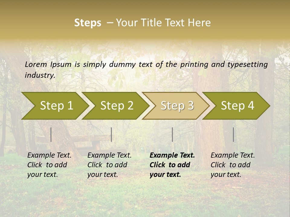 Breakfast Fence Rural PowerPoint Template