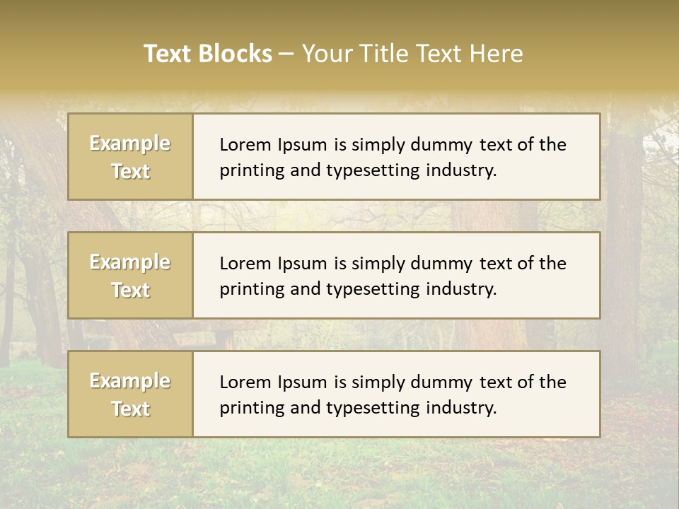 Breakfast Fence Rural PowerPoint Template