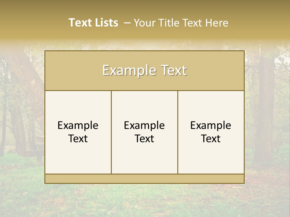 Breakfast Fence Rural PowerPoint Template