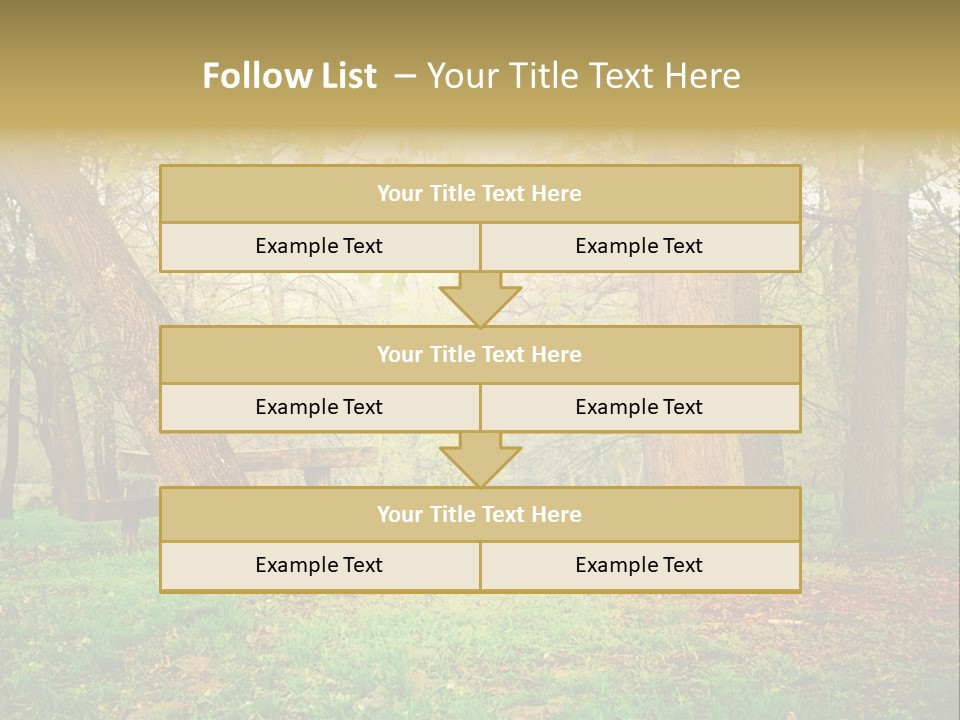 Breakfast Fence Rural PowerPoint Template