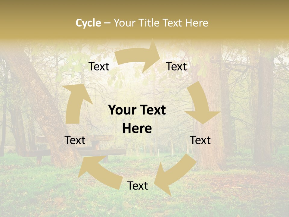 Breakfast Fence Rural PowerPoint Template