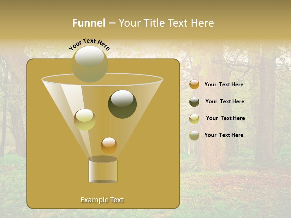 Breakfast Fence Rural PowerPoint Template
