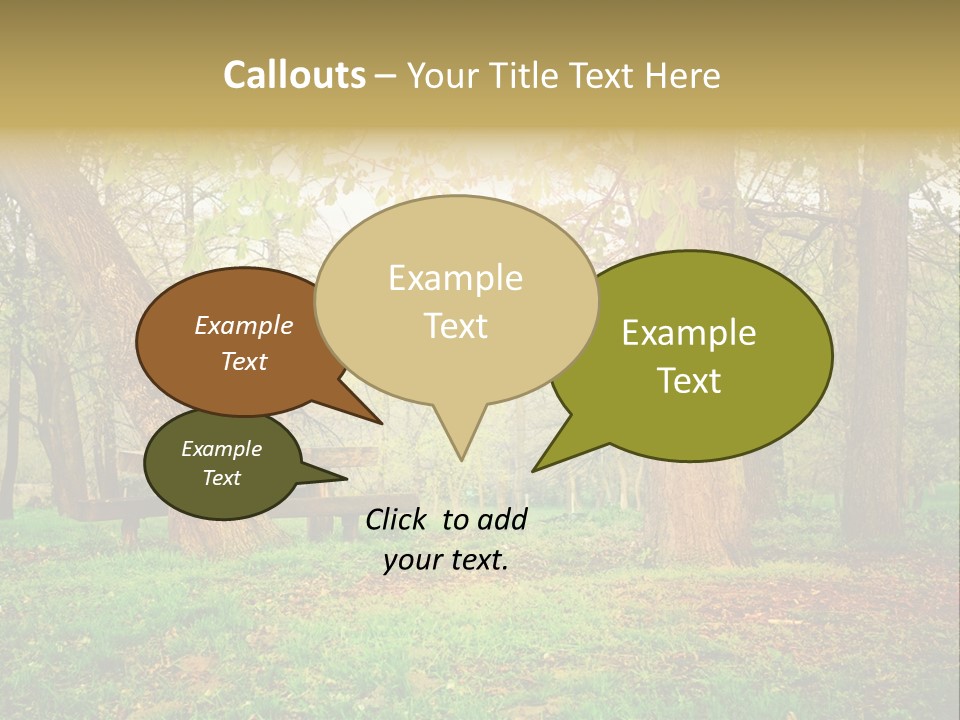 Breakfast Fence Rural PowerPoint Template