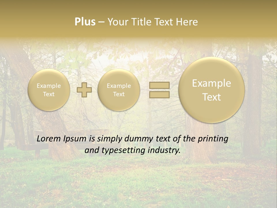 Breakfast Fence Rural PowerPoint Template