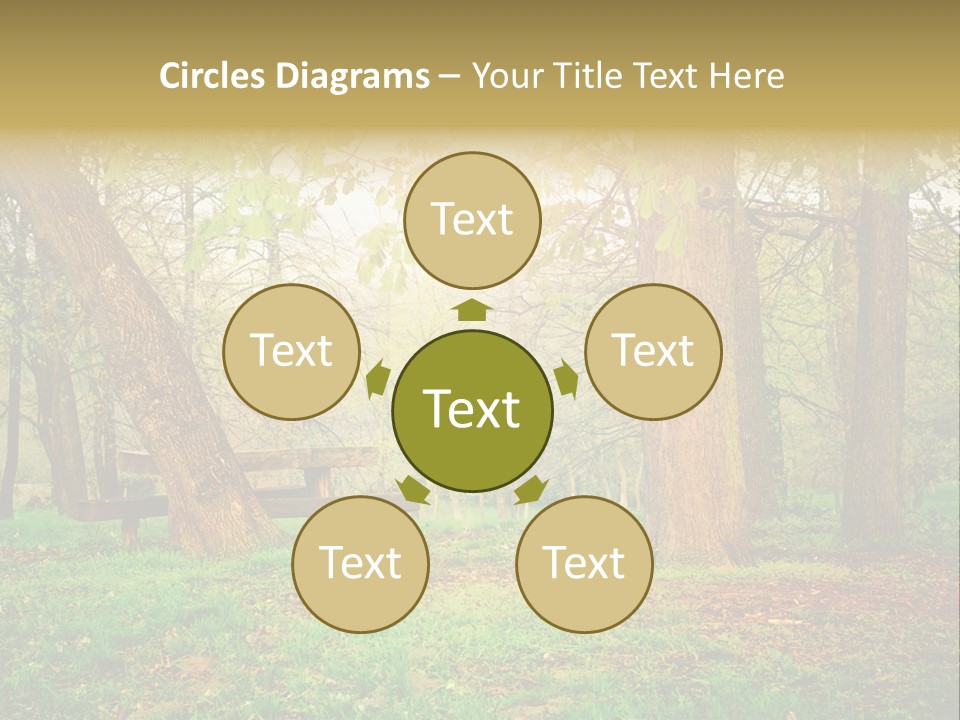 Breakfast Fence Rural PowerPoint Template