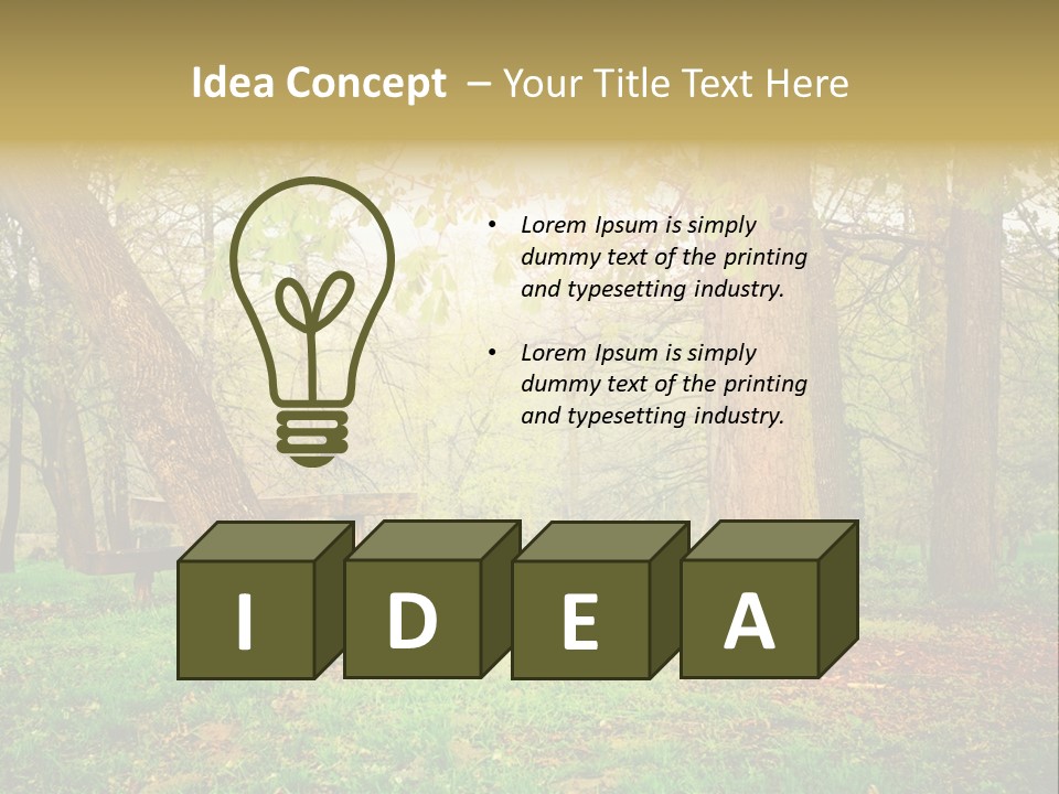 Breakfast Fence Rural PowerPoint Template