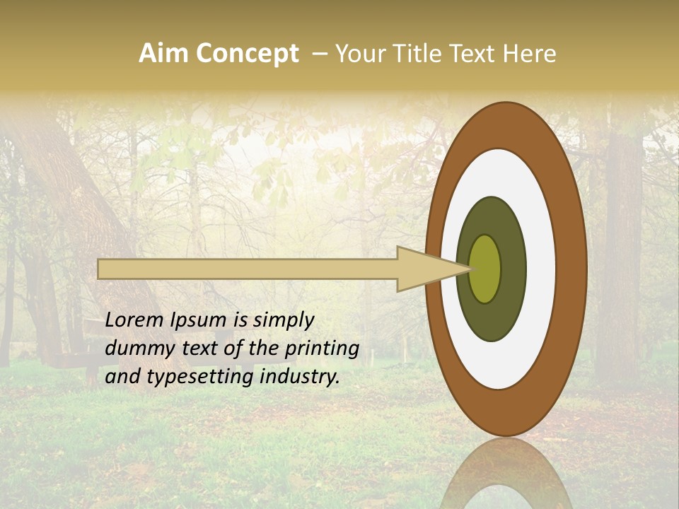 Breakfast Fence Rural PowerPoint Template