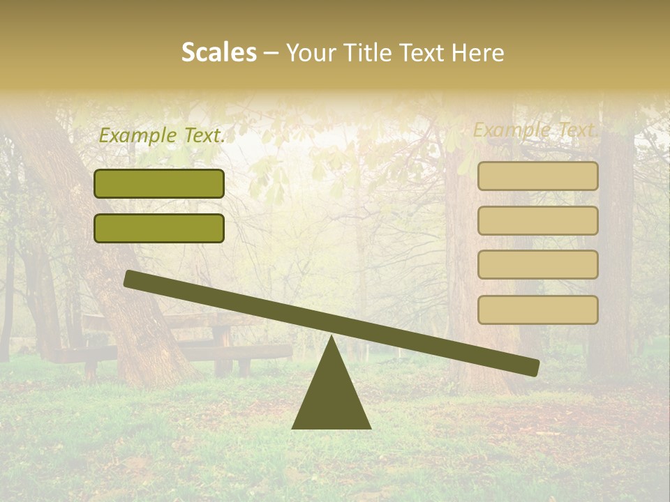 Breakfast Fence Rural PowerPoint Template