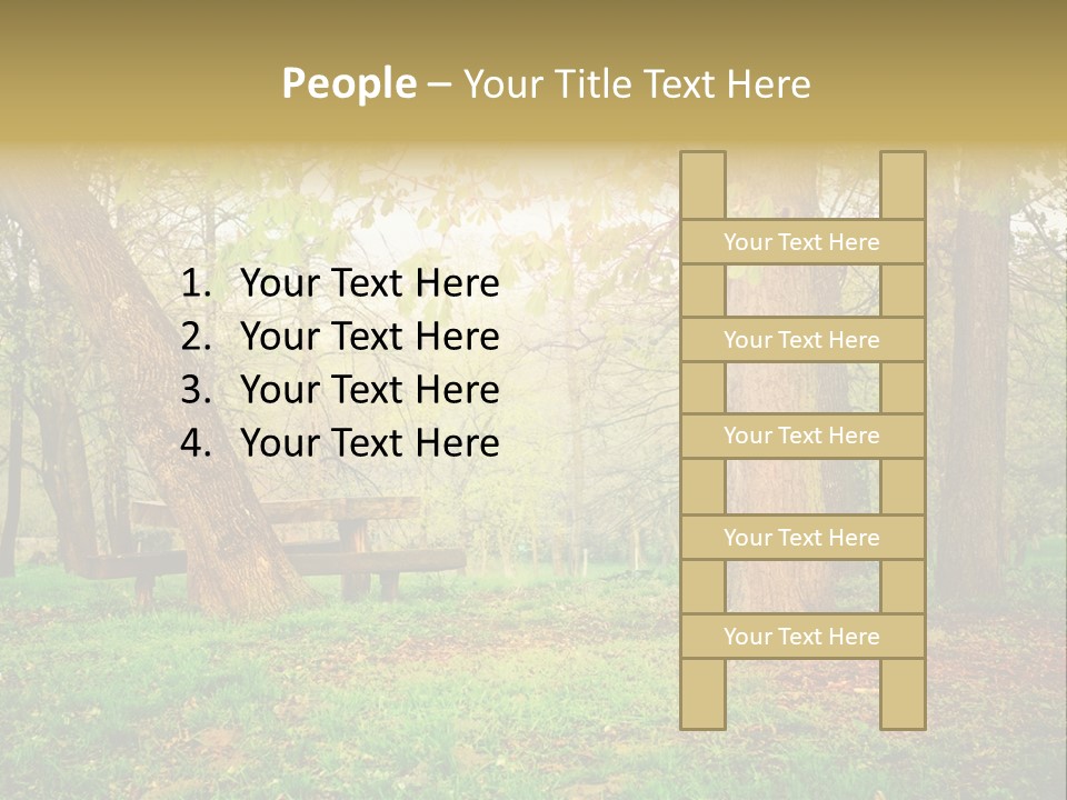 Breakfast Fence Rural PowerPoint Template