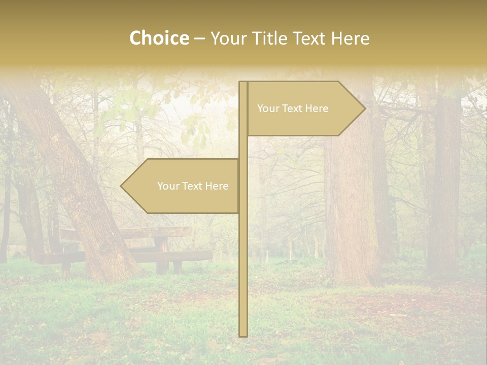 Breakfast Fence Rural PowerPoint Template
