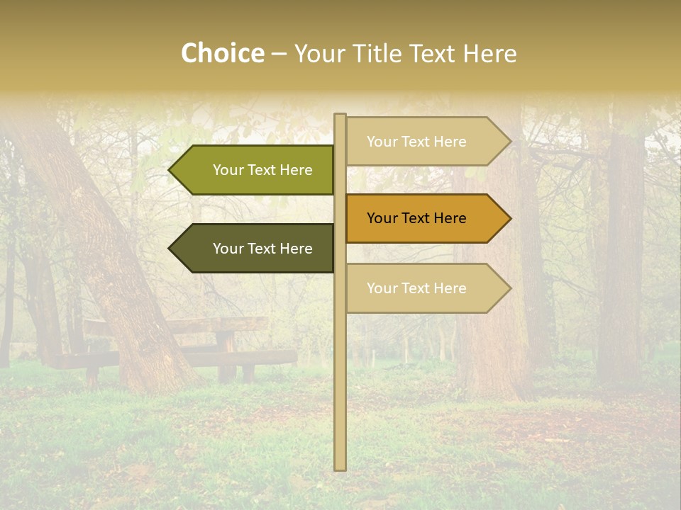 Breakfast Fence Rural PowerPoint Template