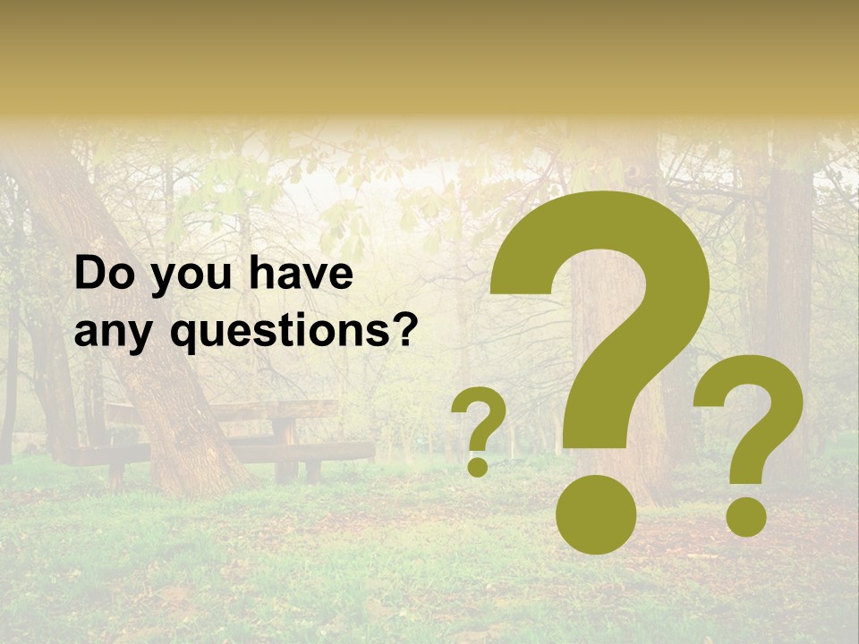 Breakfast Fence Rural PowerPoint Template