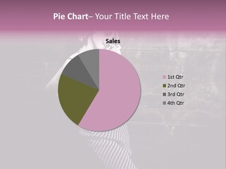 Cap Pretty Caucasian PowerPoint Template