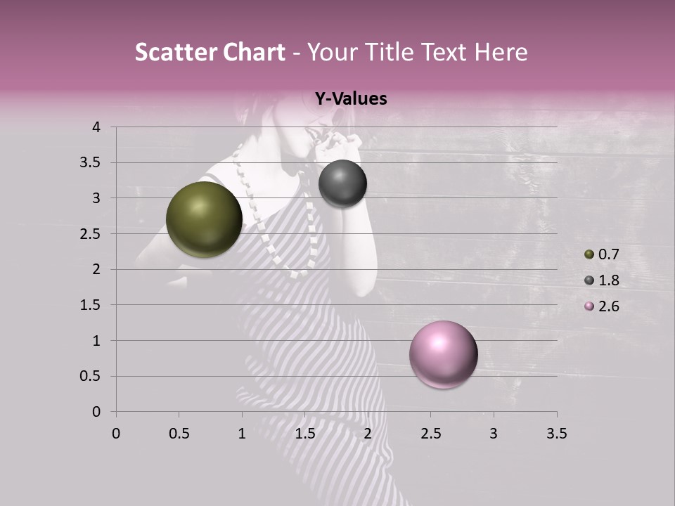 Cap Pretty Caucasian PowerPoint Template
