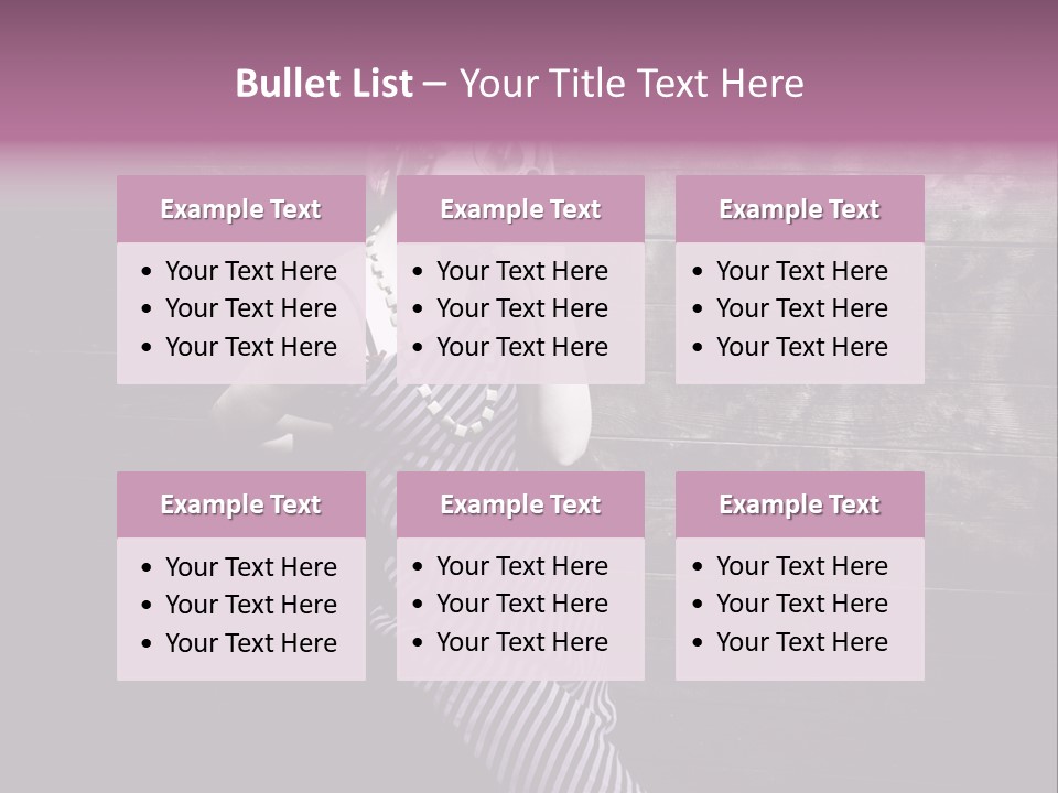 Cap Pretty Caucasian PowerPoint Template