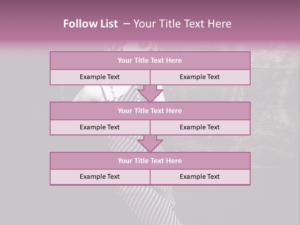 Cap Pretty Caucasian PowerPoint Template
