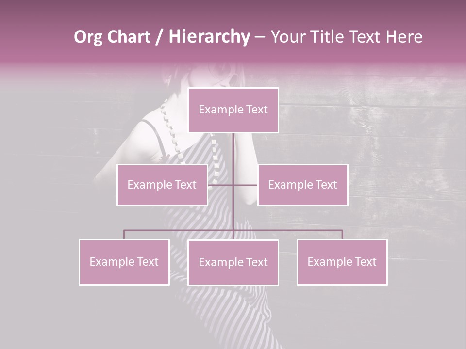 Cap Pretty Caucasian PowerPoint Template