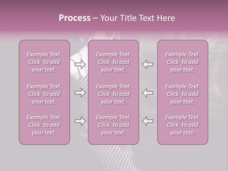 Cap Pretty Caucasian PowerPoint Template