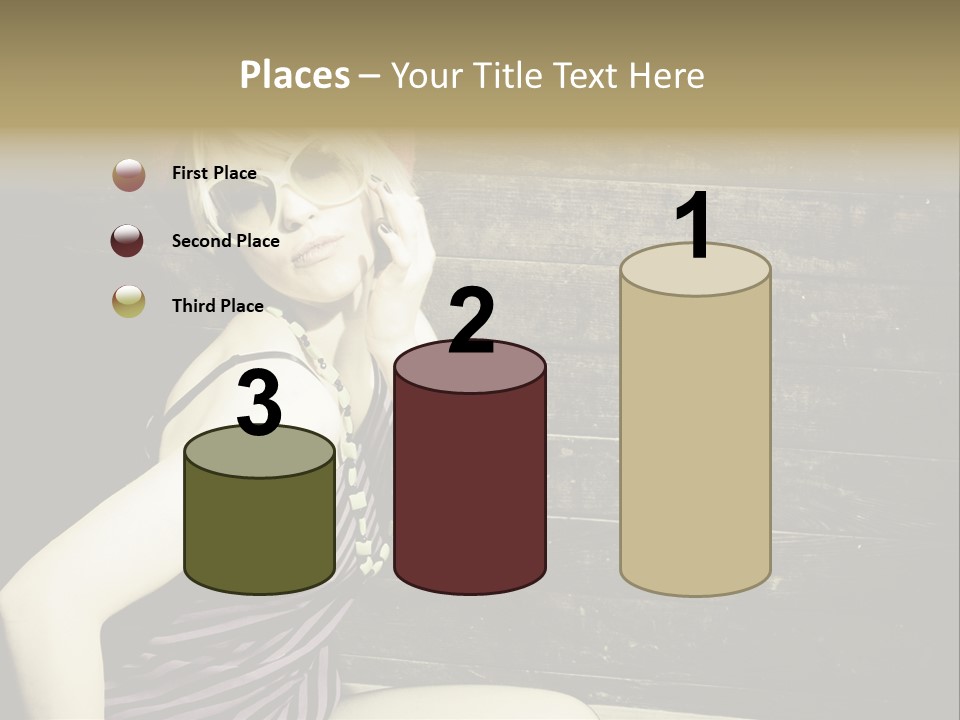Wordpress Theme With Big Header PowerPoint Template